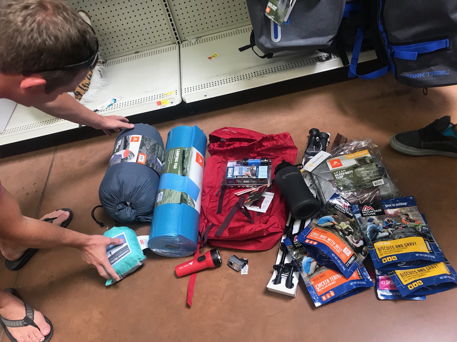 Walmart hiking gear sale